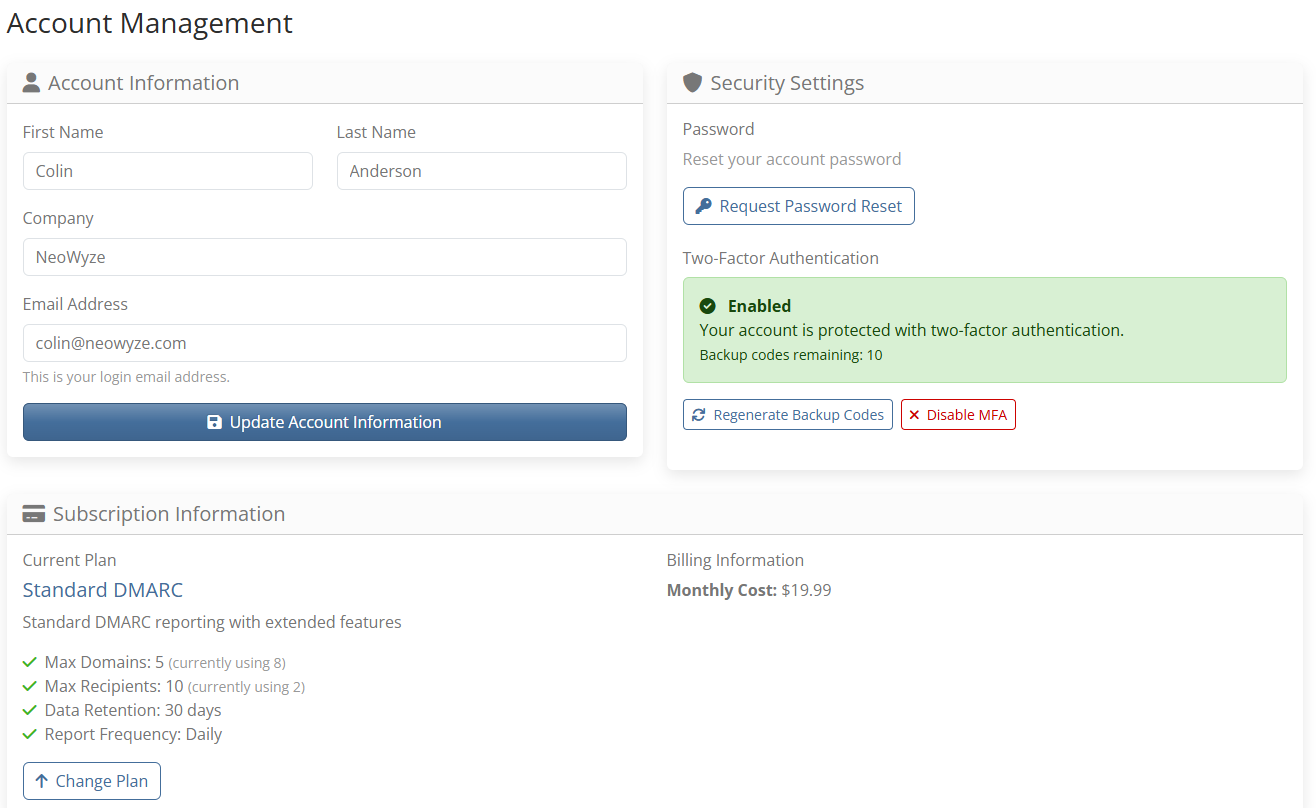 Account Management